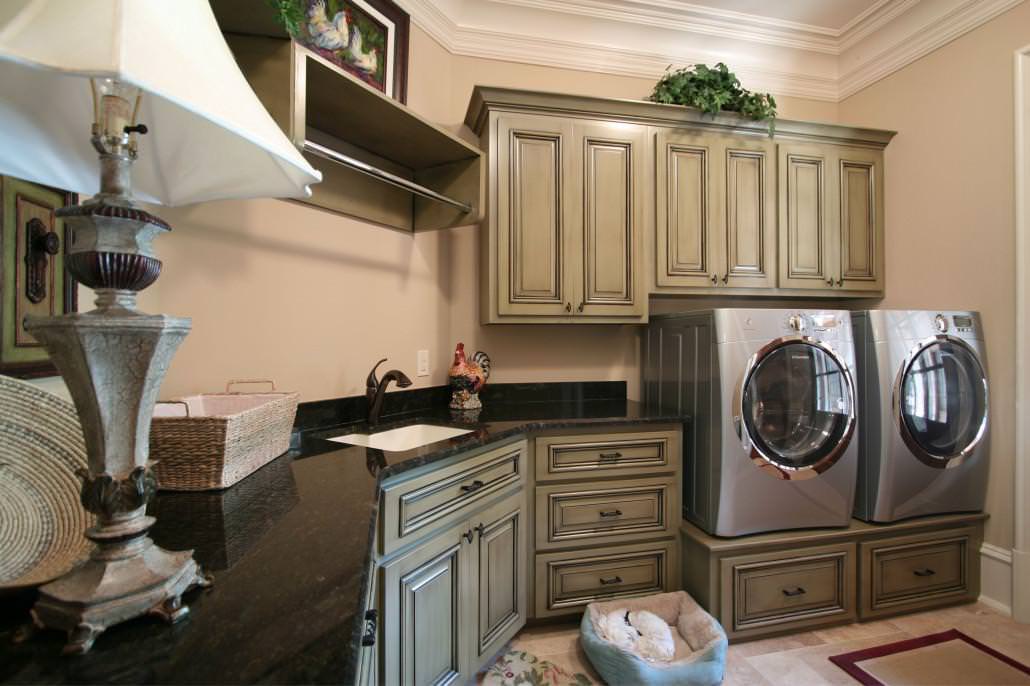 Laundry room,washer and dryer,folding area,traditional,ideas