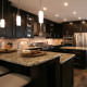 contemporary,kitchen ideas,stainless steel appliances,stained alder wood