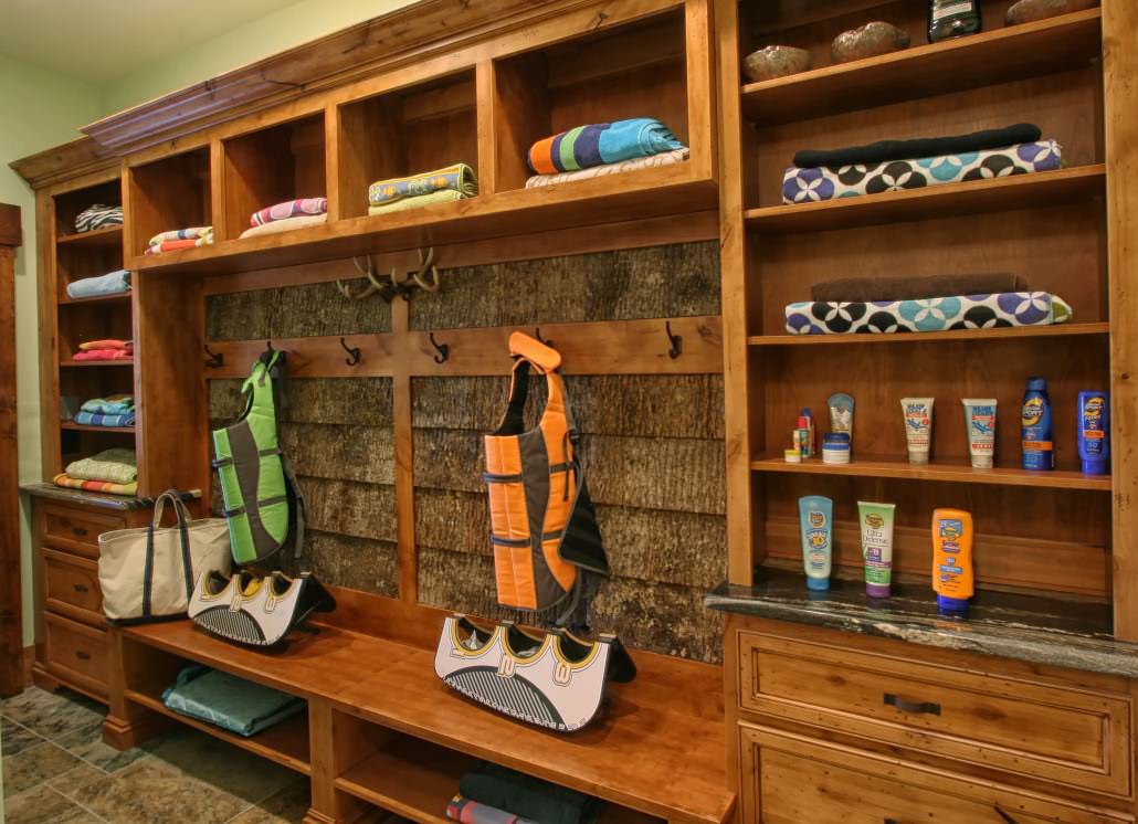 drop zone, mudroom, custom cabinetry projects