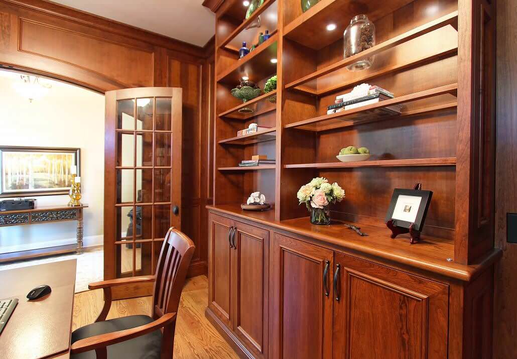 Cabinets for Office and Study by Walker Woodworking