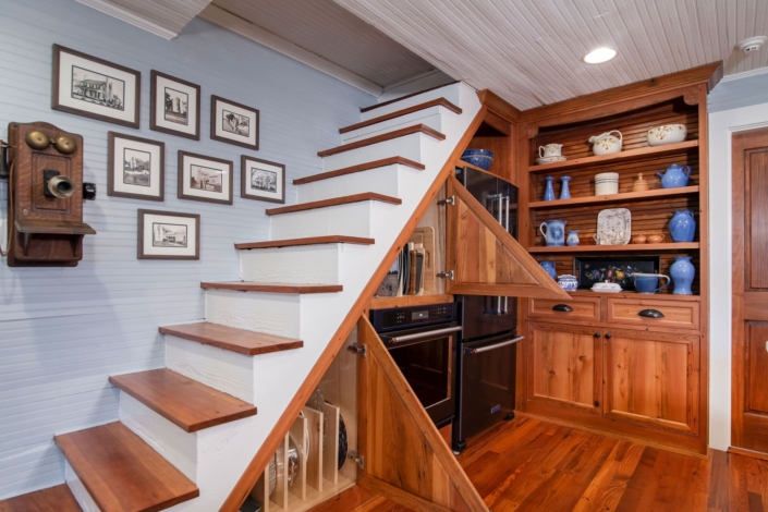 farmhouse with unique storage