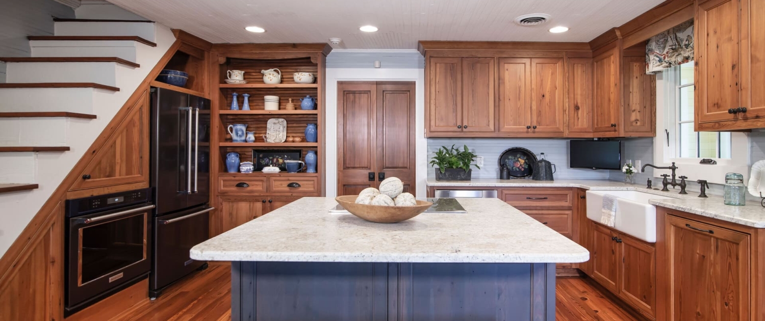 reclaimed wood in a farmhouse