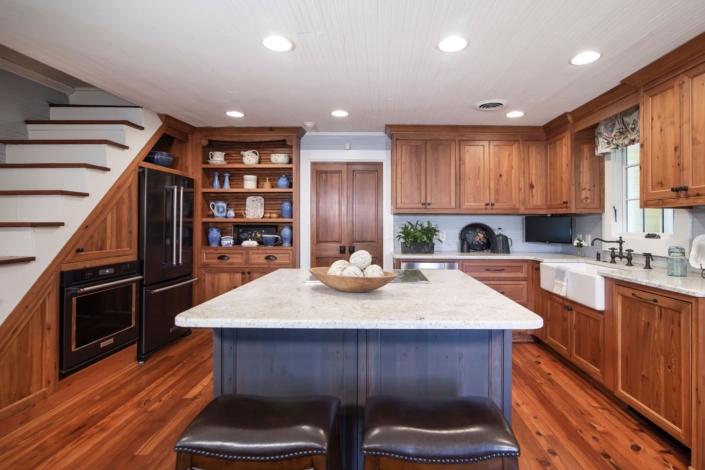 reclaimed wood in a farmhouse