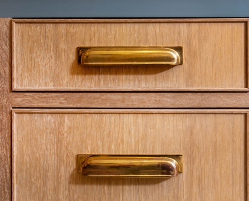 quarter sawn white oak kitchen