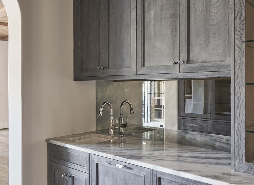 beverage center with prep sink