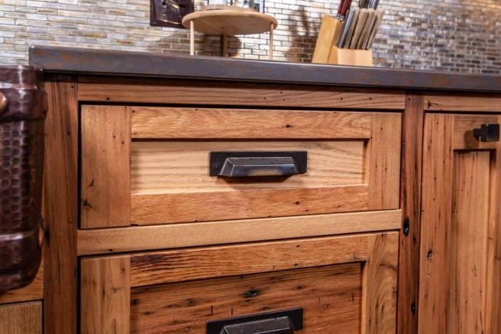 brown kitchen cabinets