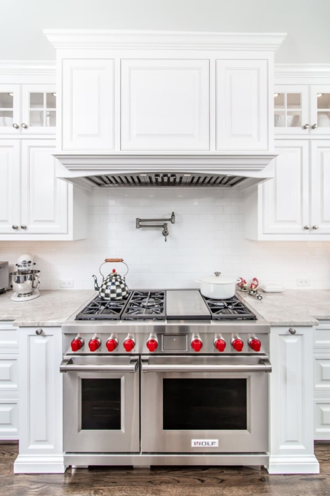 wolf stove and large hood