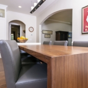 brown kitchen island
