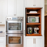 white cabinets and appliances
