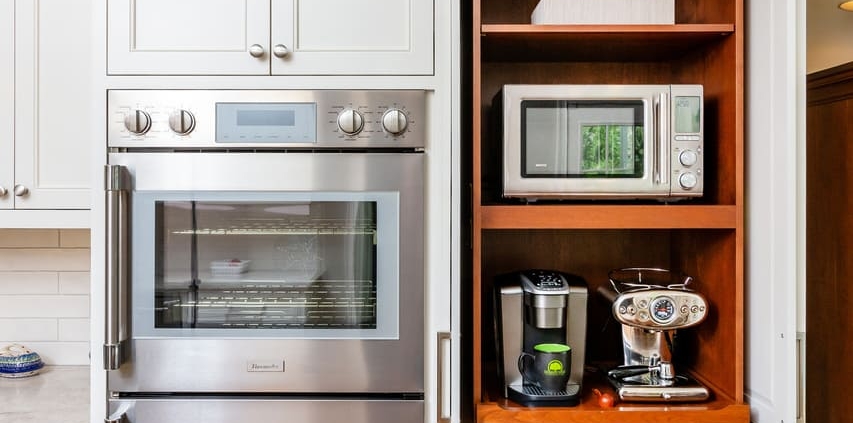 white cabinets and appliances