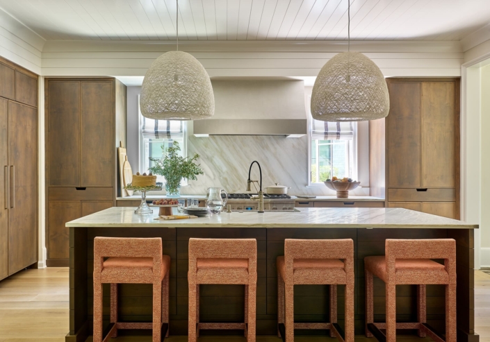 kitchen with shiplap