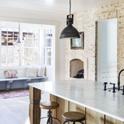 farmhouse kitchen and dining room