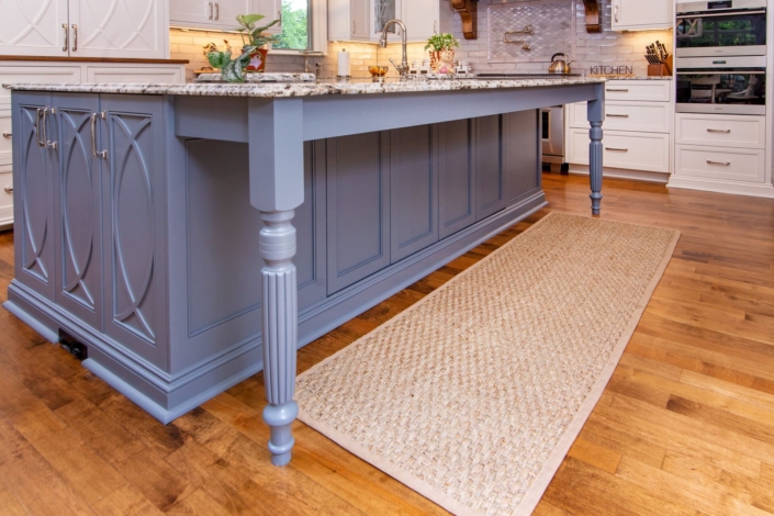 blue island with legs