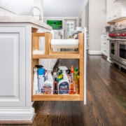 cleaning supply storage cabinet