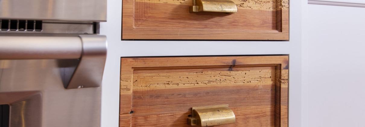 wooden drawer fronts