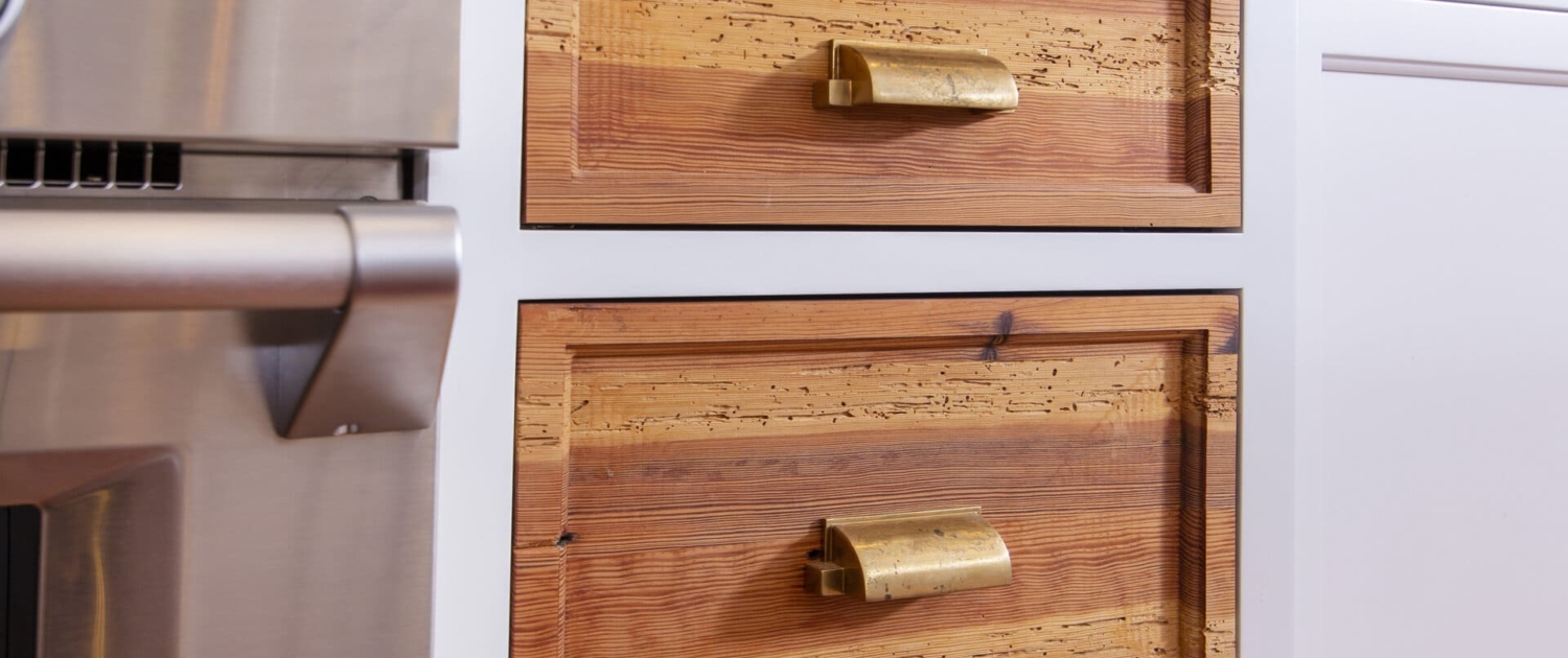 wooden drawer fronts