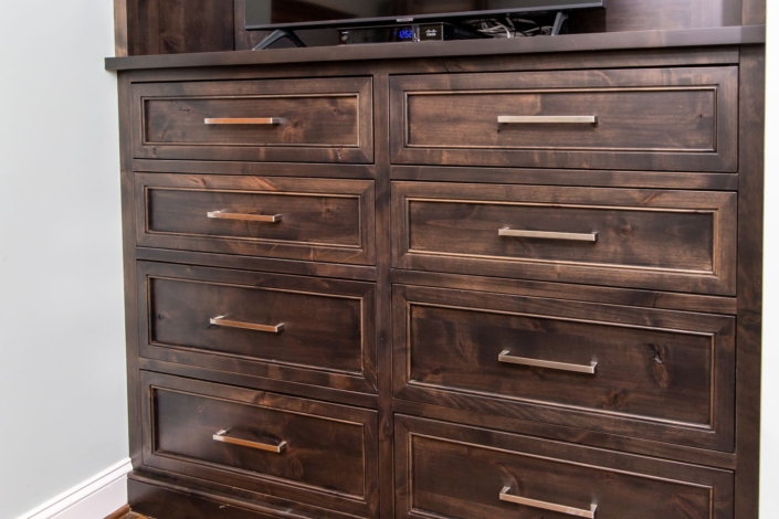 rustic alder dresser