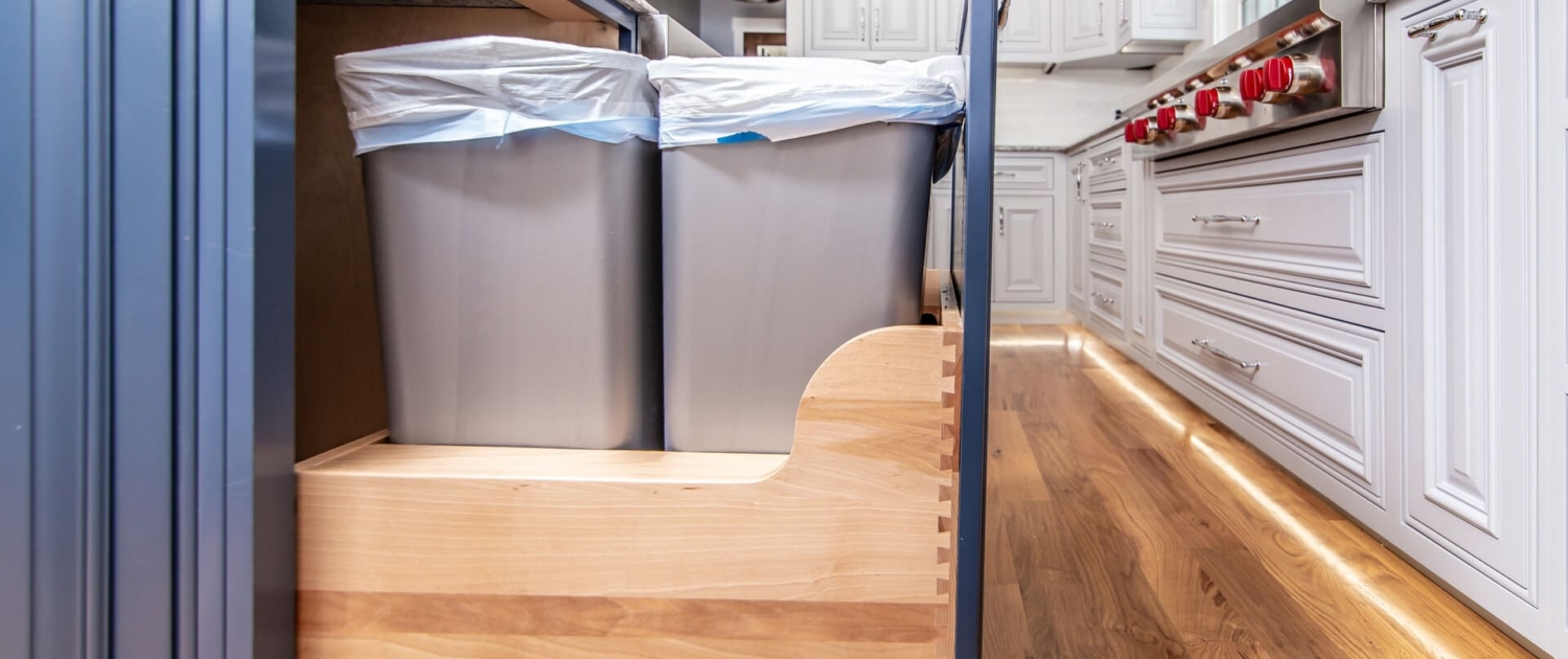 trash pullout drawer