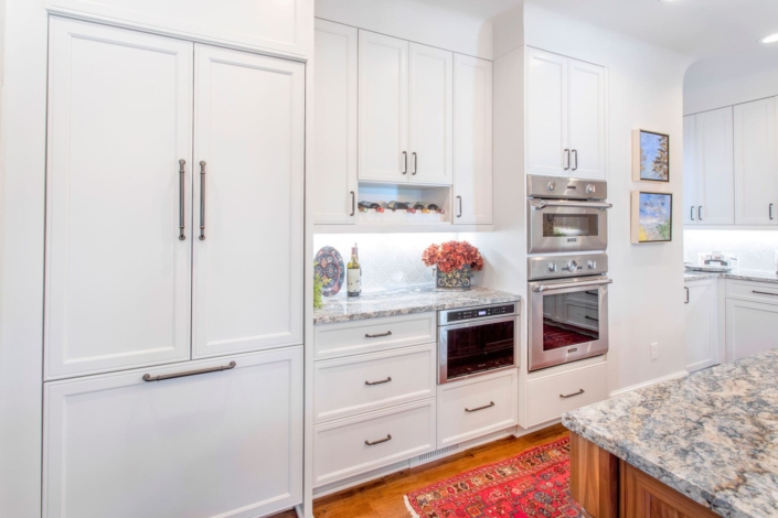 white kitchen and appliances
