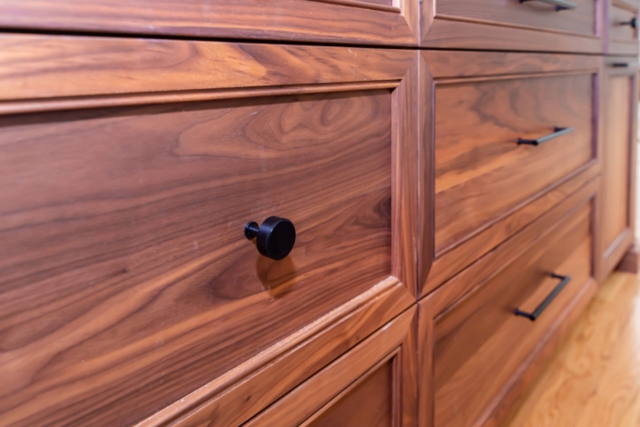 walnut kitchen island