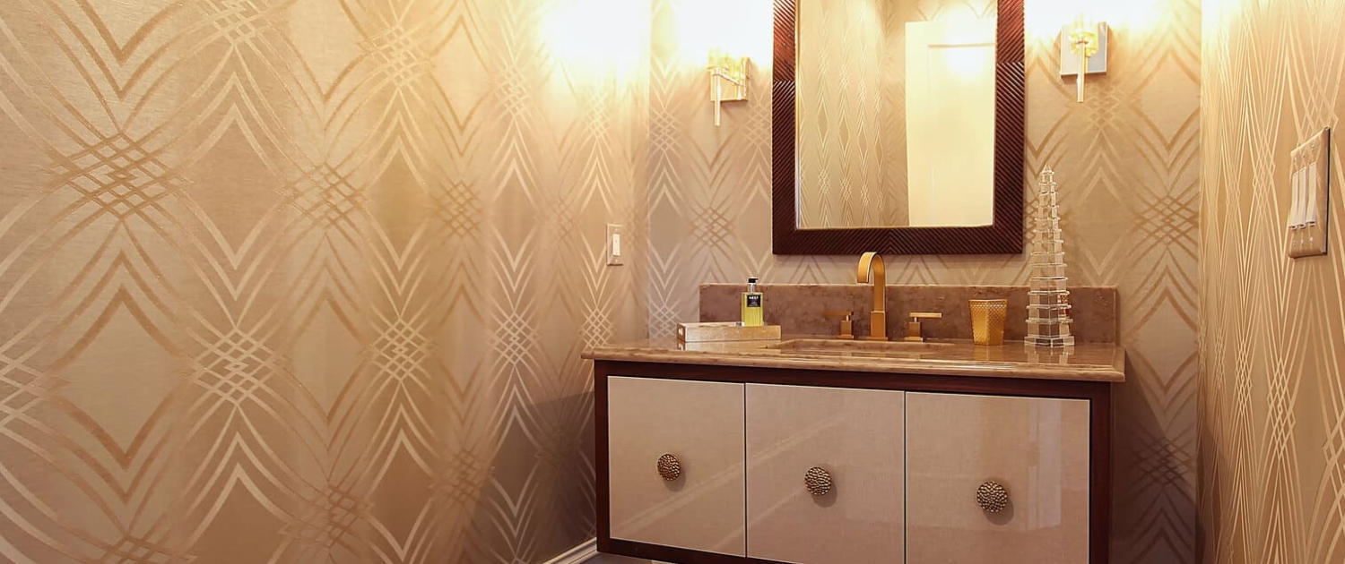 floating vanity with light fixtures