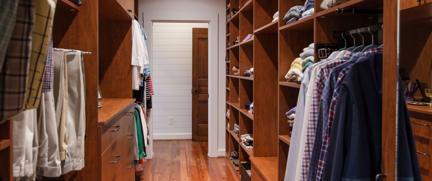 farmhouse walk in closet