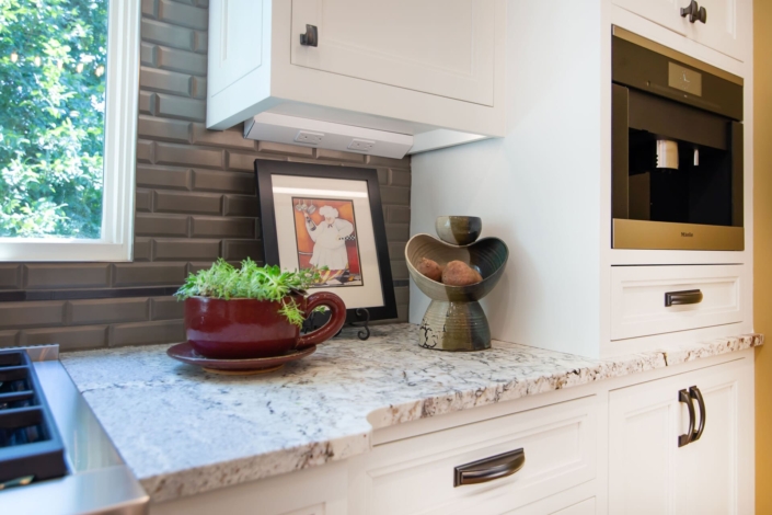 kitchen with under cabinet lighting