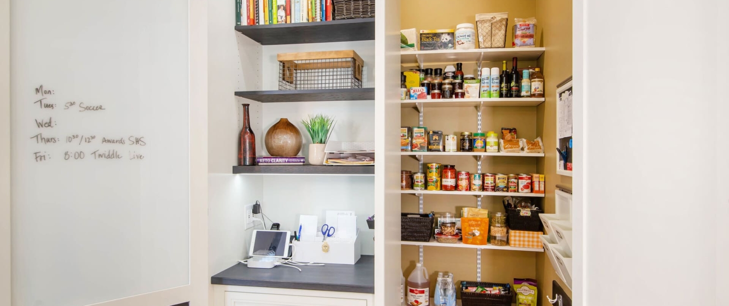pantry with hidden entry