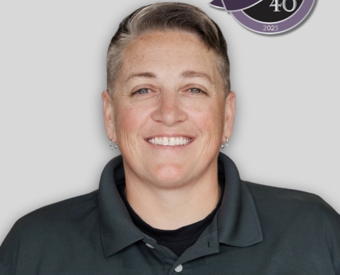 Holly Sams 40 under 40 winner 2025